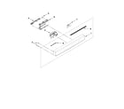 Kenmore 66514069K012 control panel and latch parts diagram