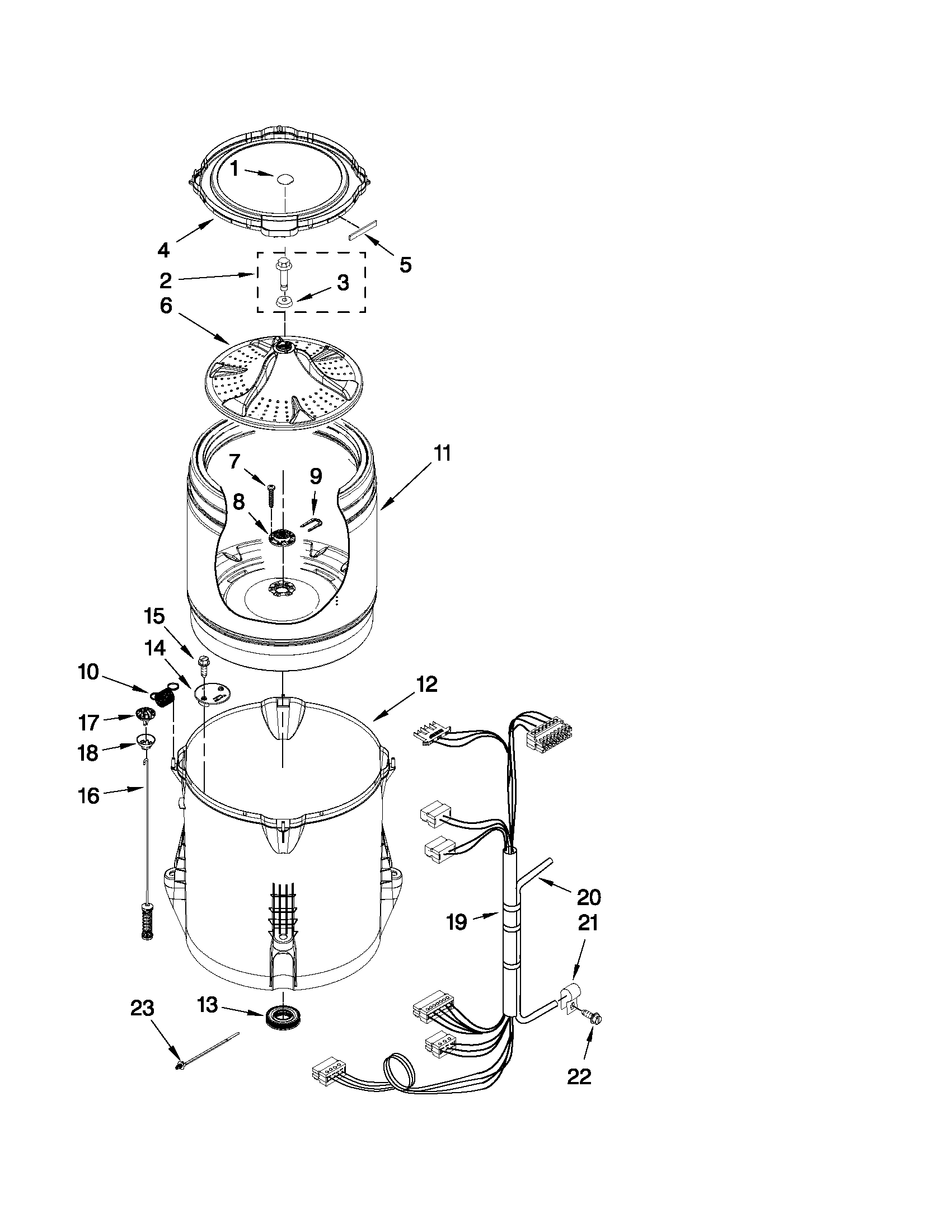 BASKET AND TUB PARTS