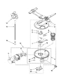 Pump, washarm and motor parts