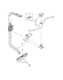 Upper wash and rinse parts