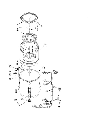 Basket and tub parts