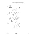 Kenmore 66513289K115 door and panel parts diagram