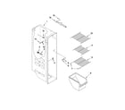 Kenmore 10651113210 freezer liner parts diagram