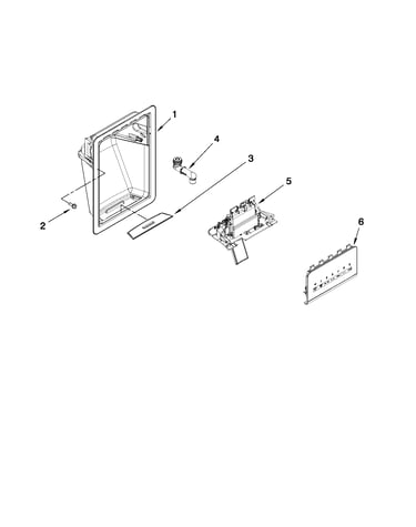 Dispenser front parts