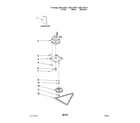 Kenmore 66514739111 motor and drive parts diagram