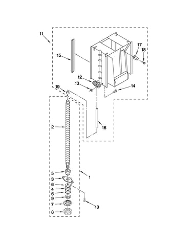 Powerscrew and ram parts