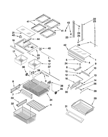 Shelf parts