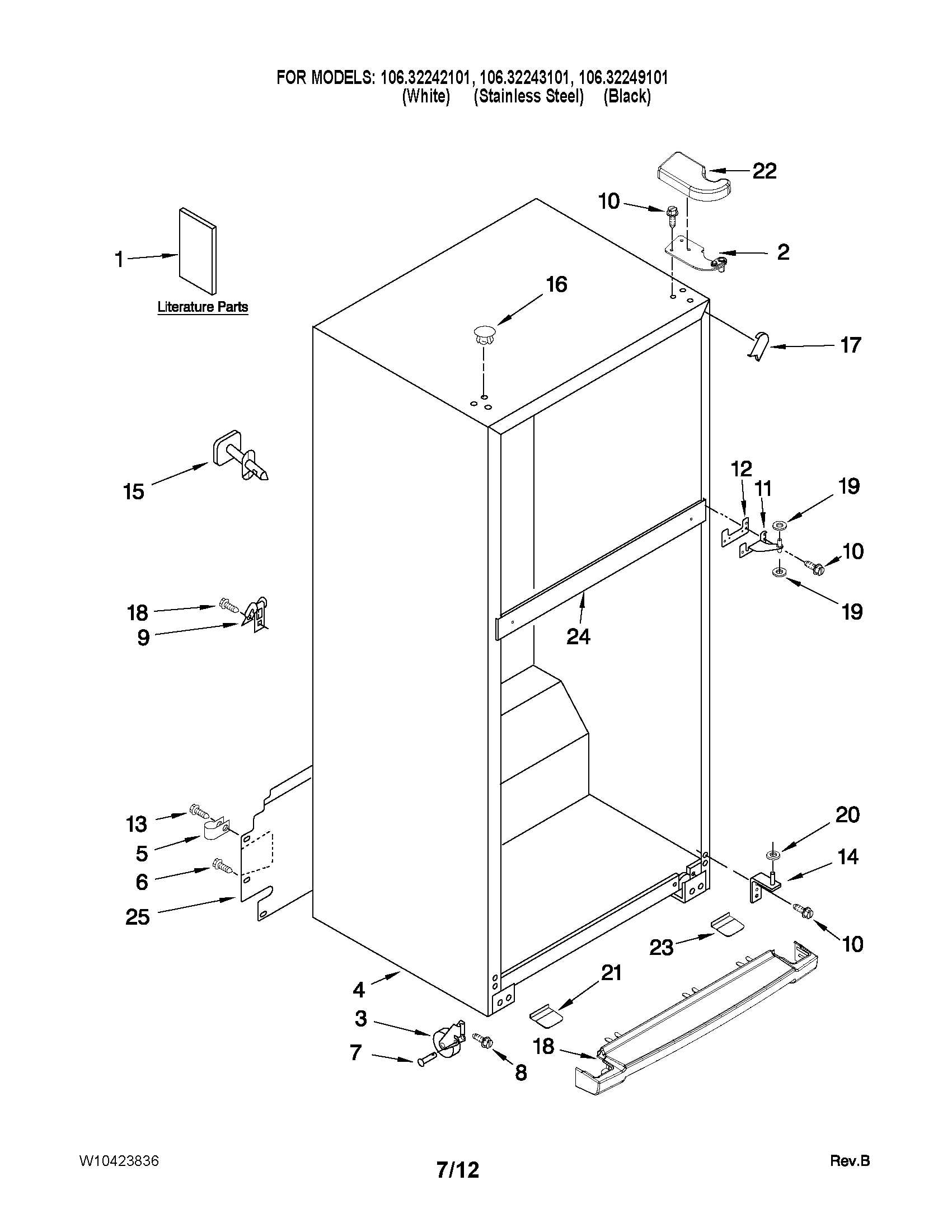 CABINET PARTS