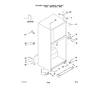 Kenmore 10632249101 cabinet parts diagram