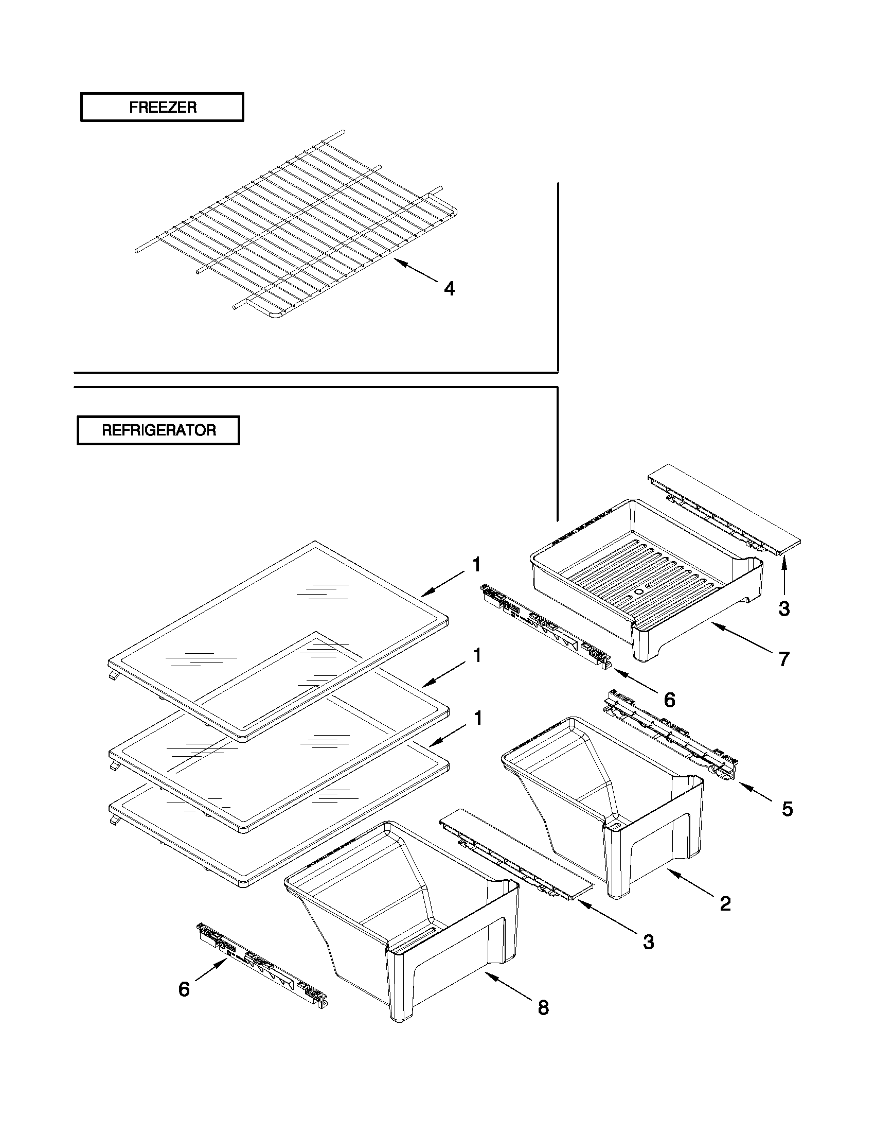 SHELF PARTS