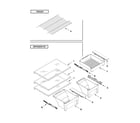 Kenmore 10632243101 shelf parts diagram
