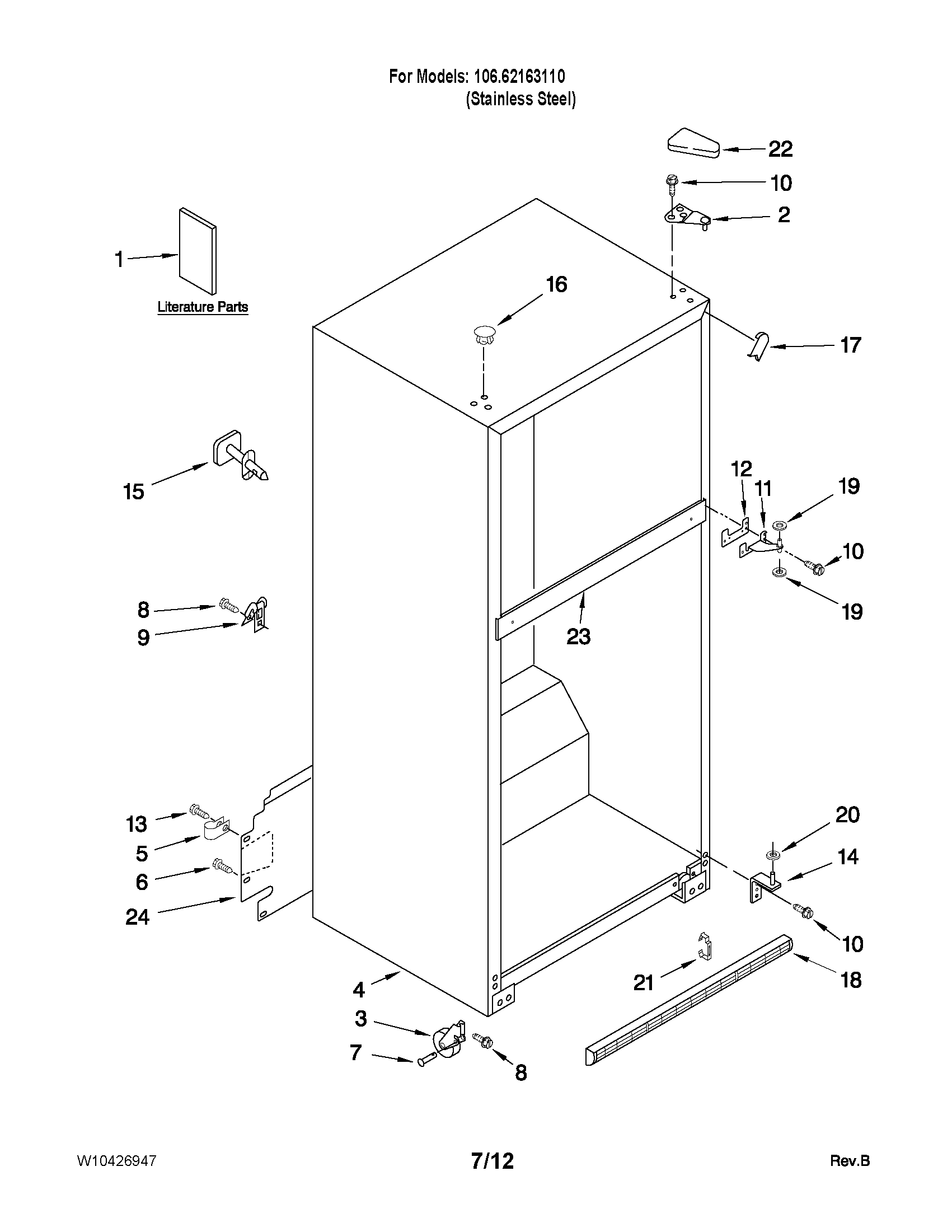 Cabinet parts