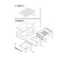 Kenmore 10662163110 shelf parts diagram