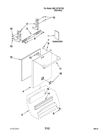 Door and panel parts