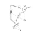 Kenmore Pro 66513173K706 upper wash and rinse parts diagram