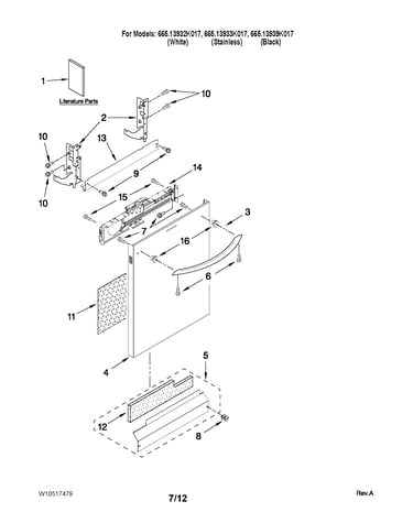 Door and panel parts
