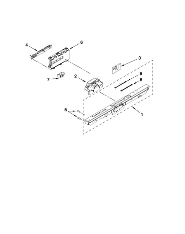 Control panel and latch parts