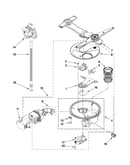 Pump, washarm and motor parts