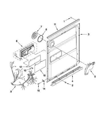 Inner door parts