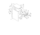 Kenmore 66514723111 cabinet and control parts diagram