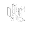 Kenmore 59672013013 refrigerator door parts diagram