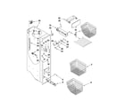 Kenmore Elite 10658714803 freezer liner parts diagram