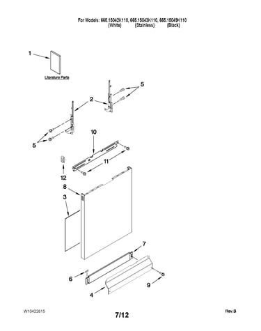 Door and panel parts