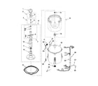 Kenmore 11021352112 basket and tub parts diagram