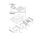 Kenmore 10672153110 shelf parts diagram