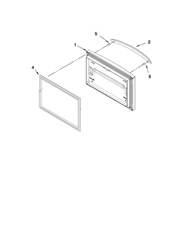 Freezer door parts
