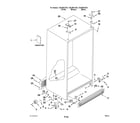 Kenmore 10659919703 cabinet parts diagram