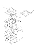 Refrigerator shelf parts