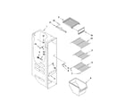 Kenmore 10651103111 freezer liner parts diagram