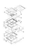 Refrigerator shelf parts