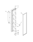 Freezer door parts