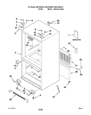 Cabinet parts