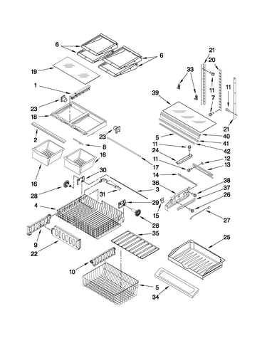 Shelf parts