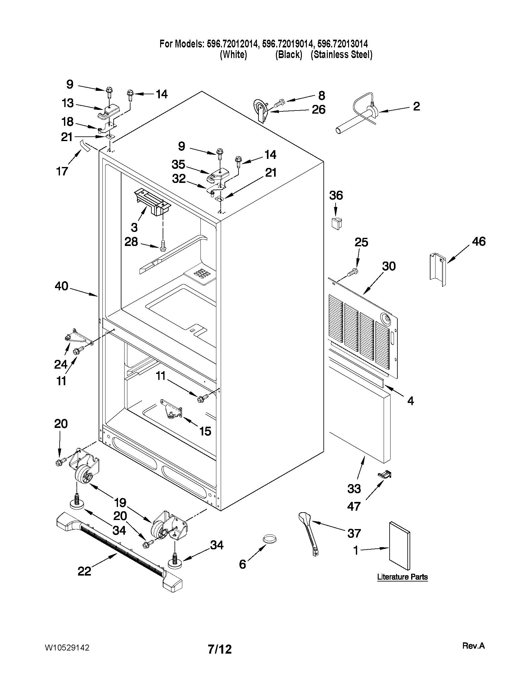 Cabinet parts