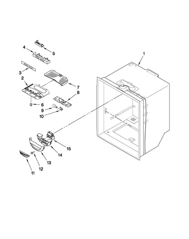 Refrigerator liner parts