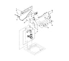 Kenmore 11020022013 controls and water inlet parts diagram
