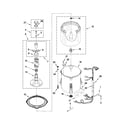 Kenmore 11020022013 basket and tub parts diagram