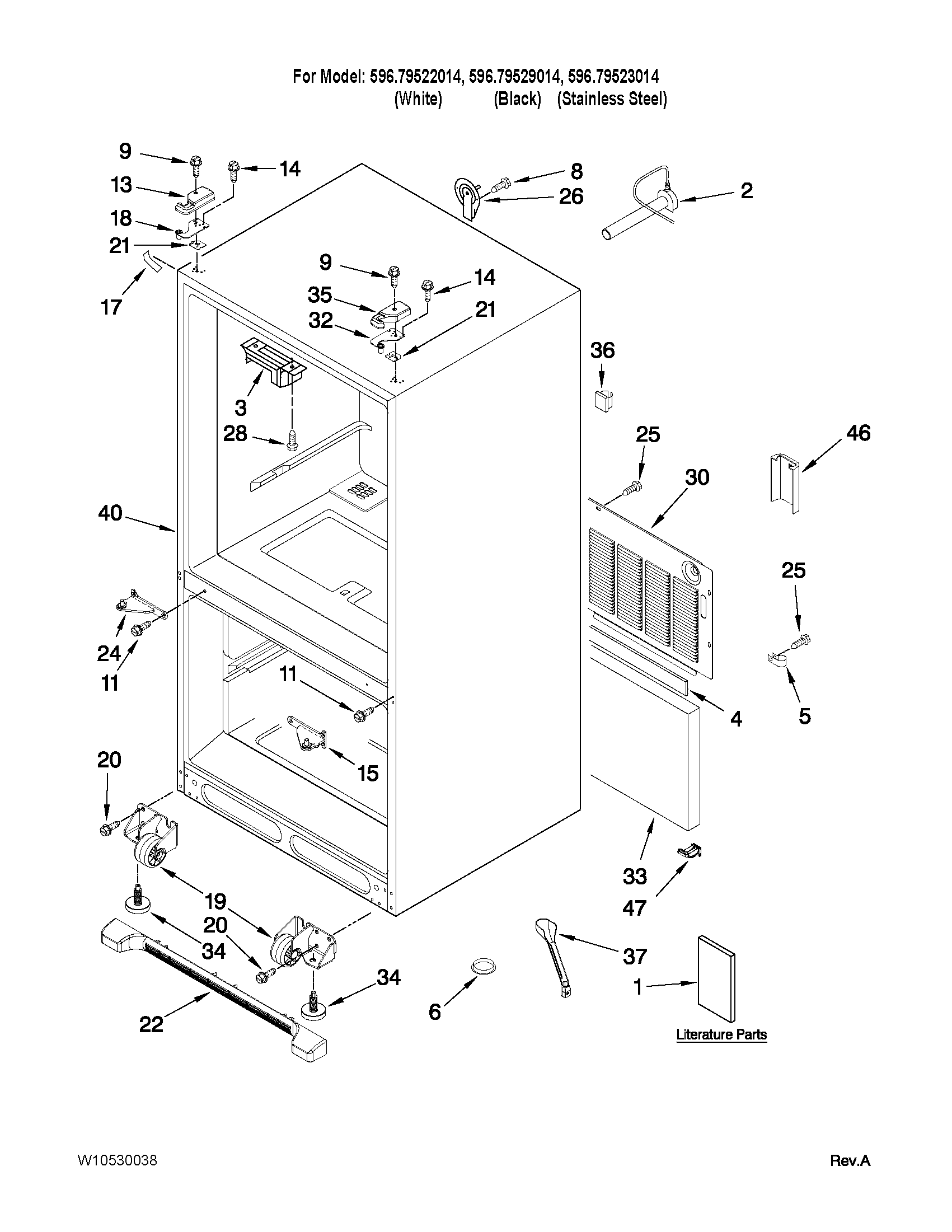 CABINET PARTS