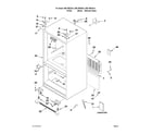 Kenmore 59679523014 cabinet parts diagram