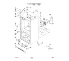 Kenmore 59679549015 cabinet parts diagram