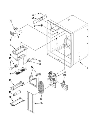 Refrigerator liner parts