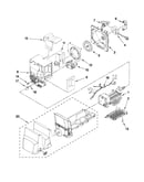 Motor and ice container parts