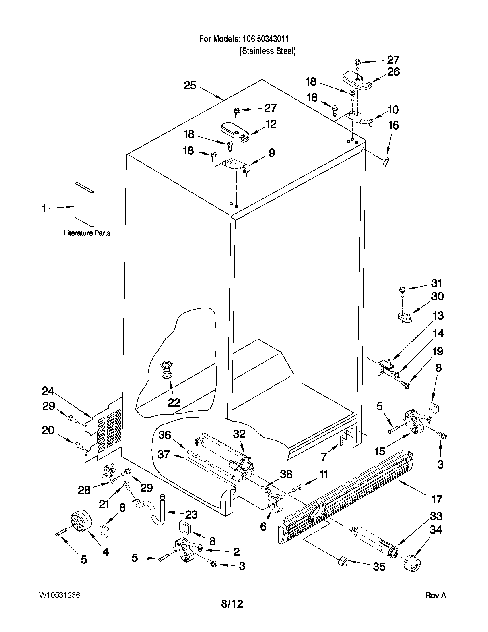 CABINET PARTS