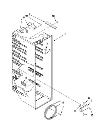 Refrigerator liner parts