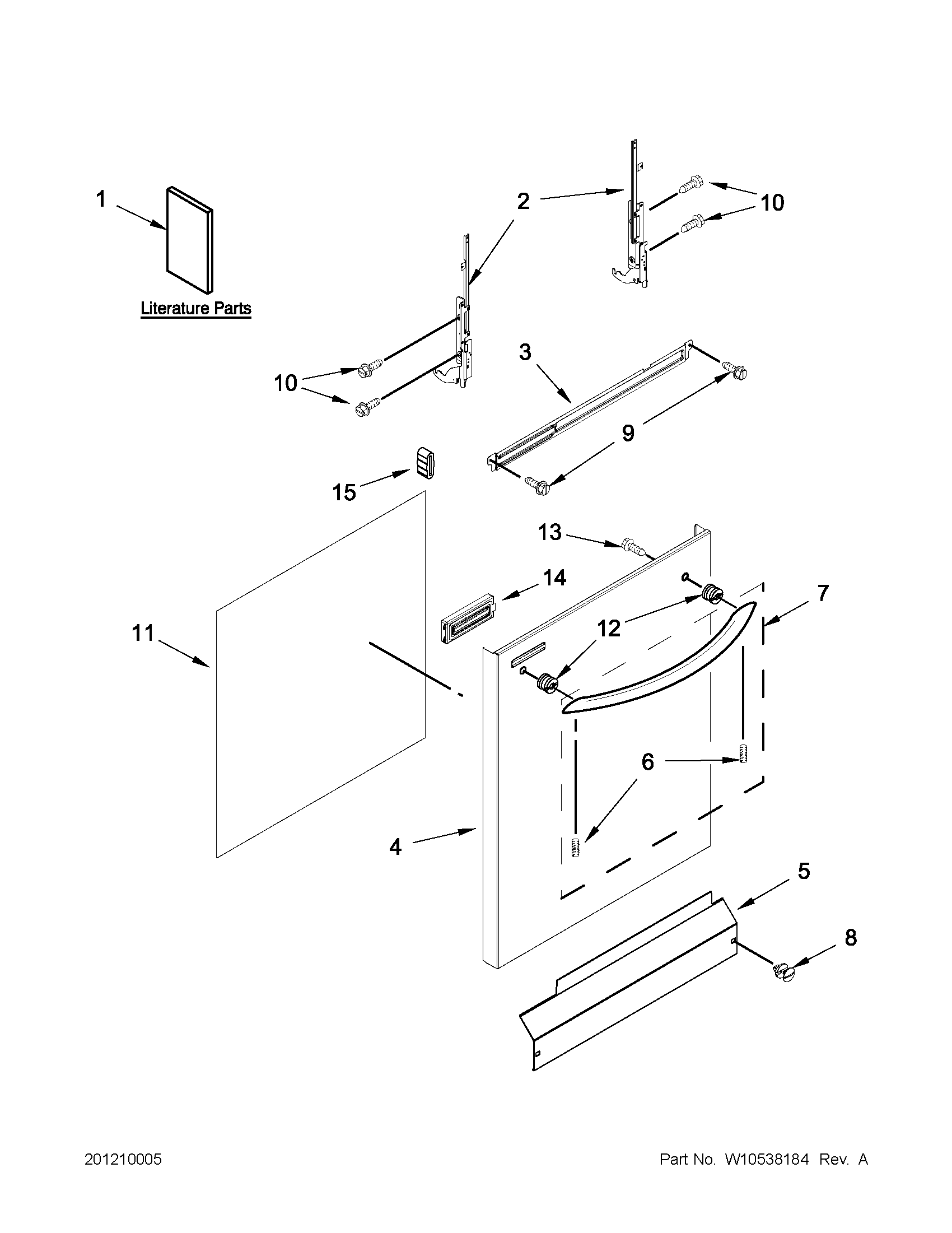 Door and panel parts