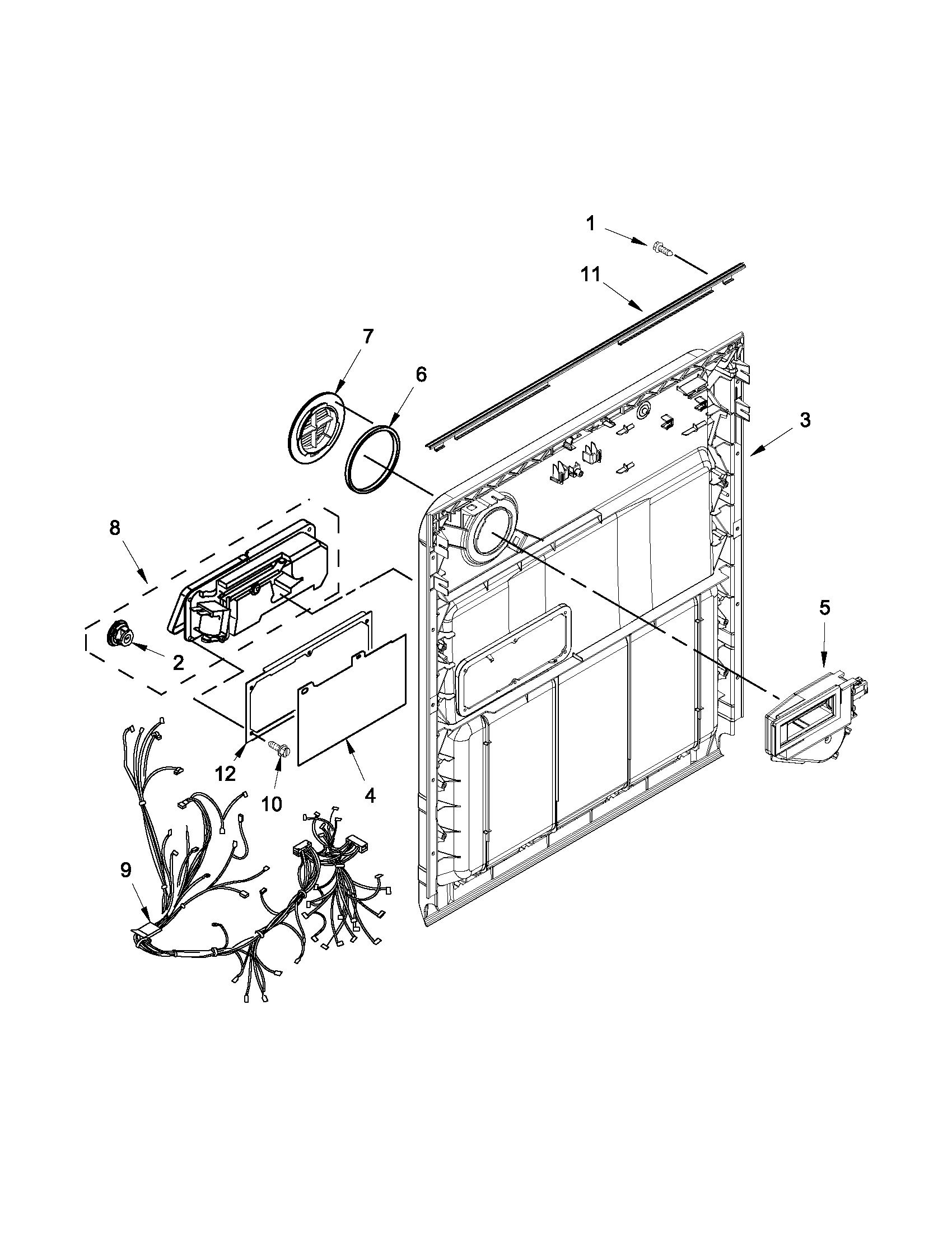 Inner door parts